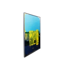 Obraz ABSTRACT HIGH GLOSS BLUE 120 x 160 cm