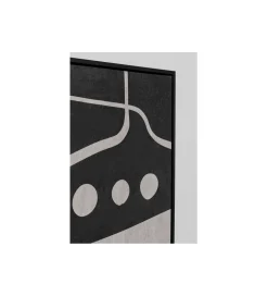 Obraz Artistic Blacky 70 cm x 110 cm czarny