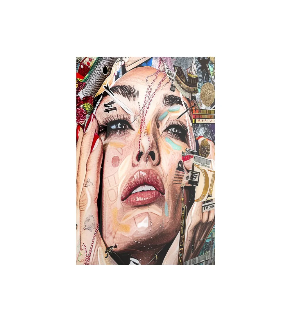 Obraz ARTSY PORTRAIT FRONT 80 x 120 cm szklany