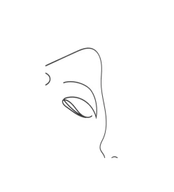 Obraz DRAWING LADY 63 x 93 cm