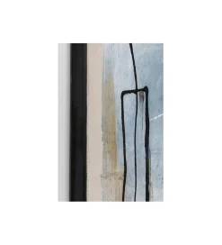 Obraz Dust Blue 100 cm x 100 cm