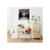 Obraz Flower Art Lady 120 cm x 120 cm