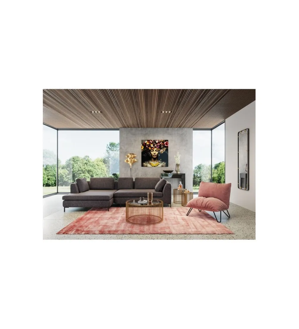 Obraz Flower Art Lady 120 cm x 120 cm