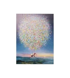 Obraz Flying Elephant At Night 120 cm x 160 cm