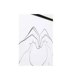 Obraz HEART HANDS 103 x 73 cm