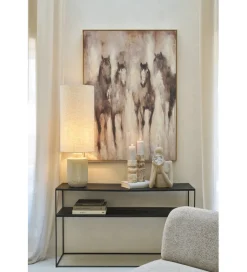 Obraz HORSE 142 x 102 cm beżowy