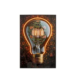 Obraz LED ART BULB 80 x 120 cm