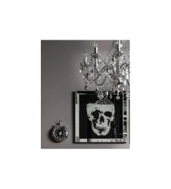 Obraz lustro Skull 100 cm x 100 cm