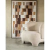 Obraz MOSAIC 152 x 102 cm brązowy