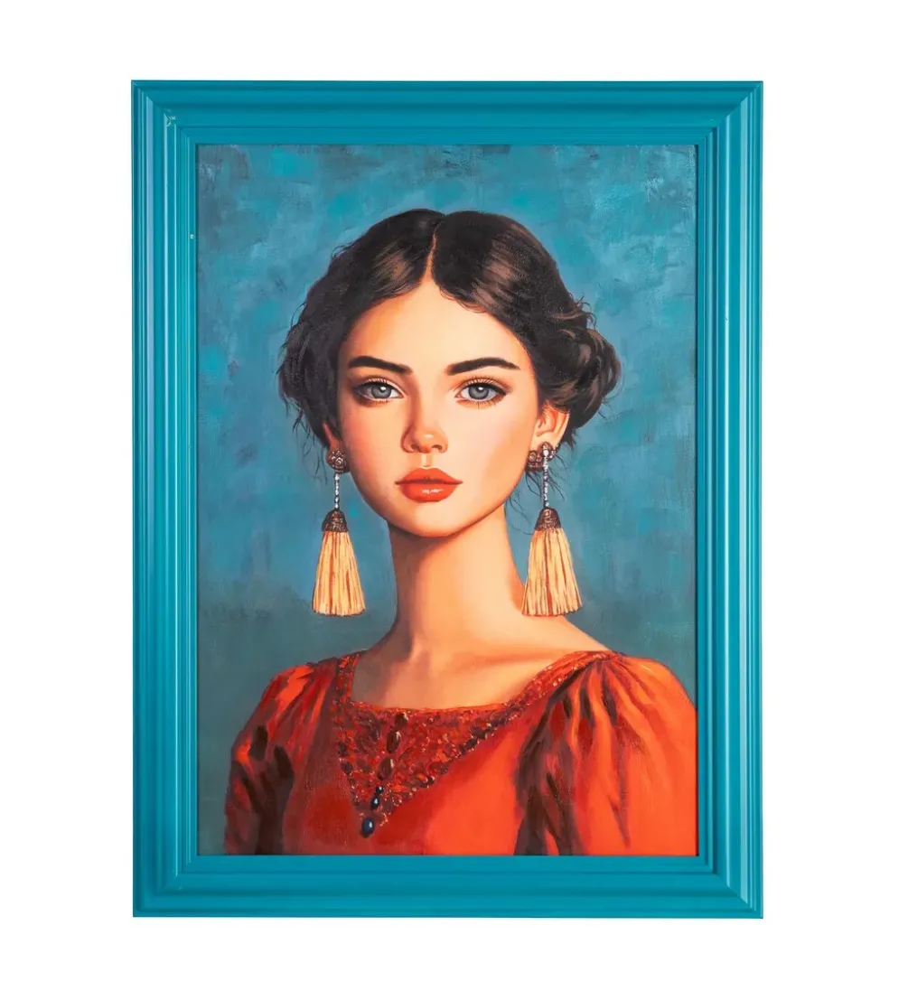 Obraz MUJER AZUL 87 x 117 cm