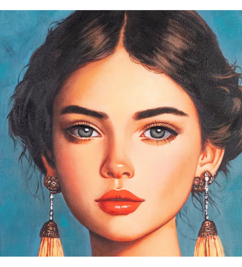 Obraz MUJER AZUL 87 x 117 cm