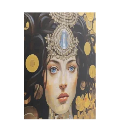Obraz OMNIGIR 120 cm x 120 cm szłoto czarny
