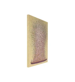 Obraz Touched Flower Boat Gold Pink 120 x 160cm