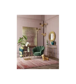 Obraz Touched Flower Boat Gold Pink 120 x 160cm