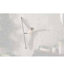 Ozdoba Ścienna Mystic Screw III 90 Cm Miedziana