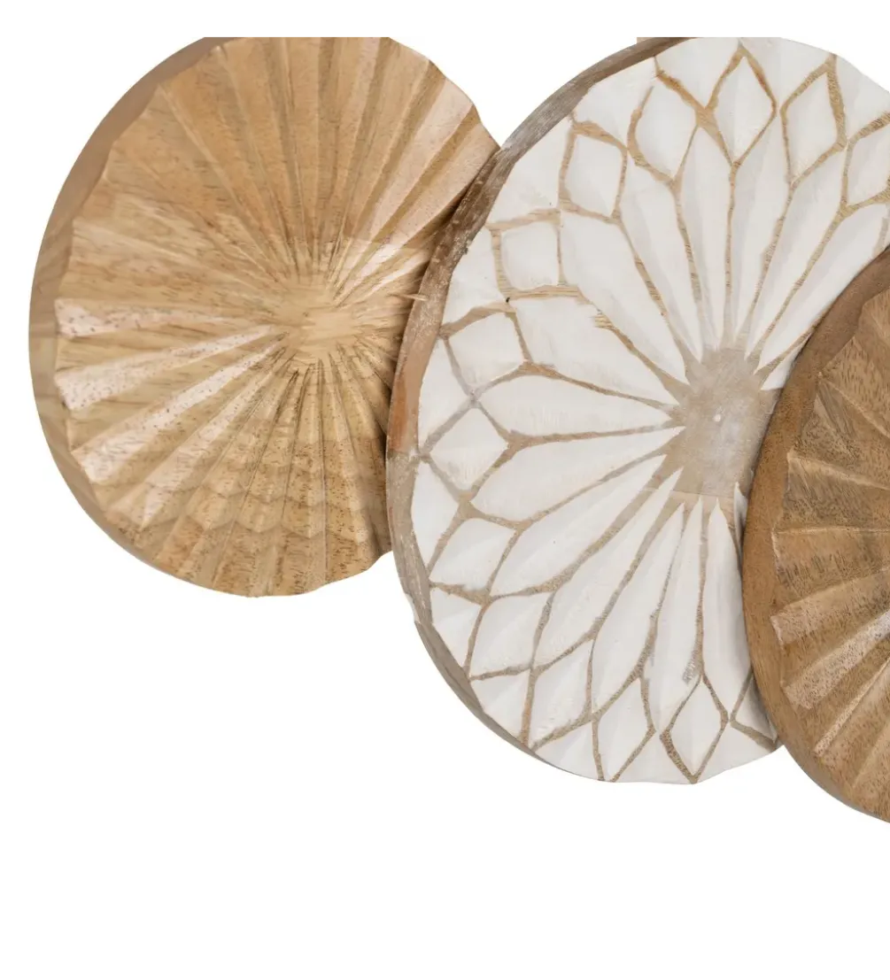 Ozdoba ścienna PAREDO 100 cm drewno mango