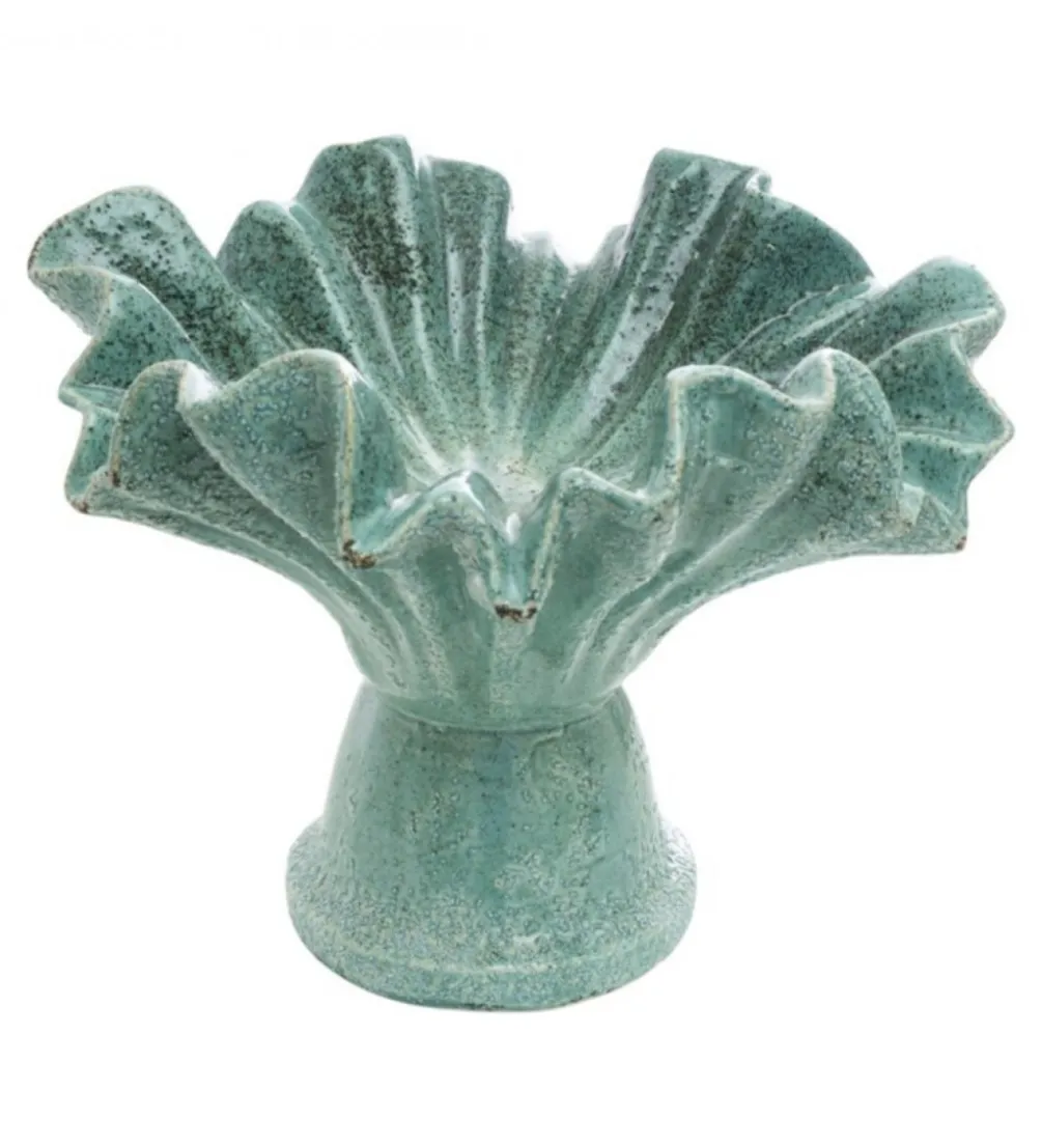 Ozdoba Porcelanowa GLON 30 cm zielony