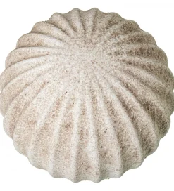 Ozdoba RUSTIC 12 cm ceramiczna kula biała
