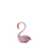 Ozdoba SWAN 17 cm szklana