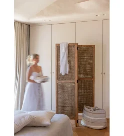 Parawan CANETY 140 cm drewno mango
