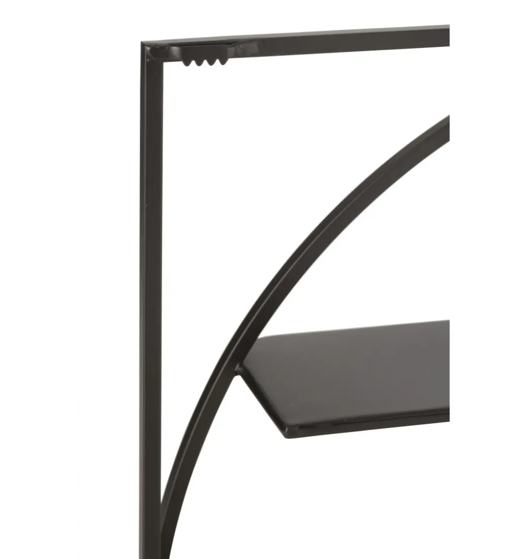 Półka ścienna NEWS 80 cm czarna