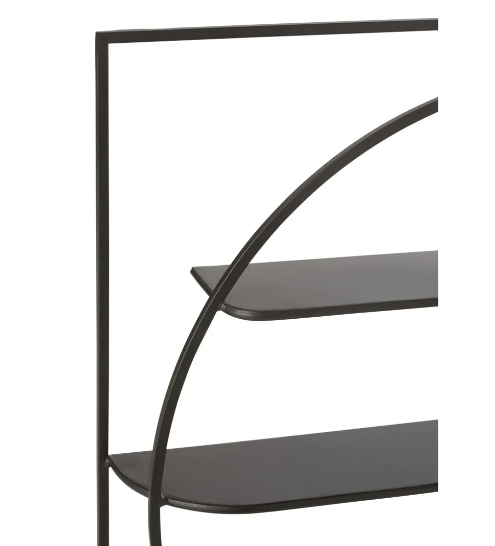 Półka ścienna NEWS 80 cm czarna