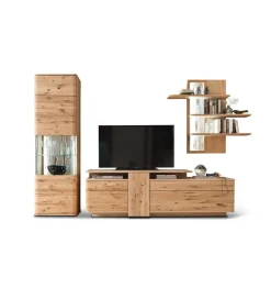 Półka ścienna SANTORI 121 cm dębowa