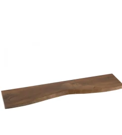 Półka GERARD 115 cm drewno akcja brązowa