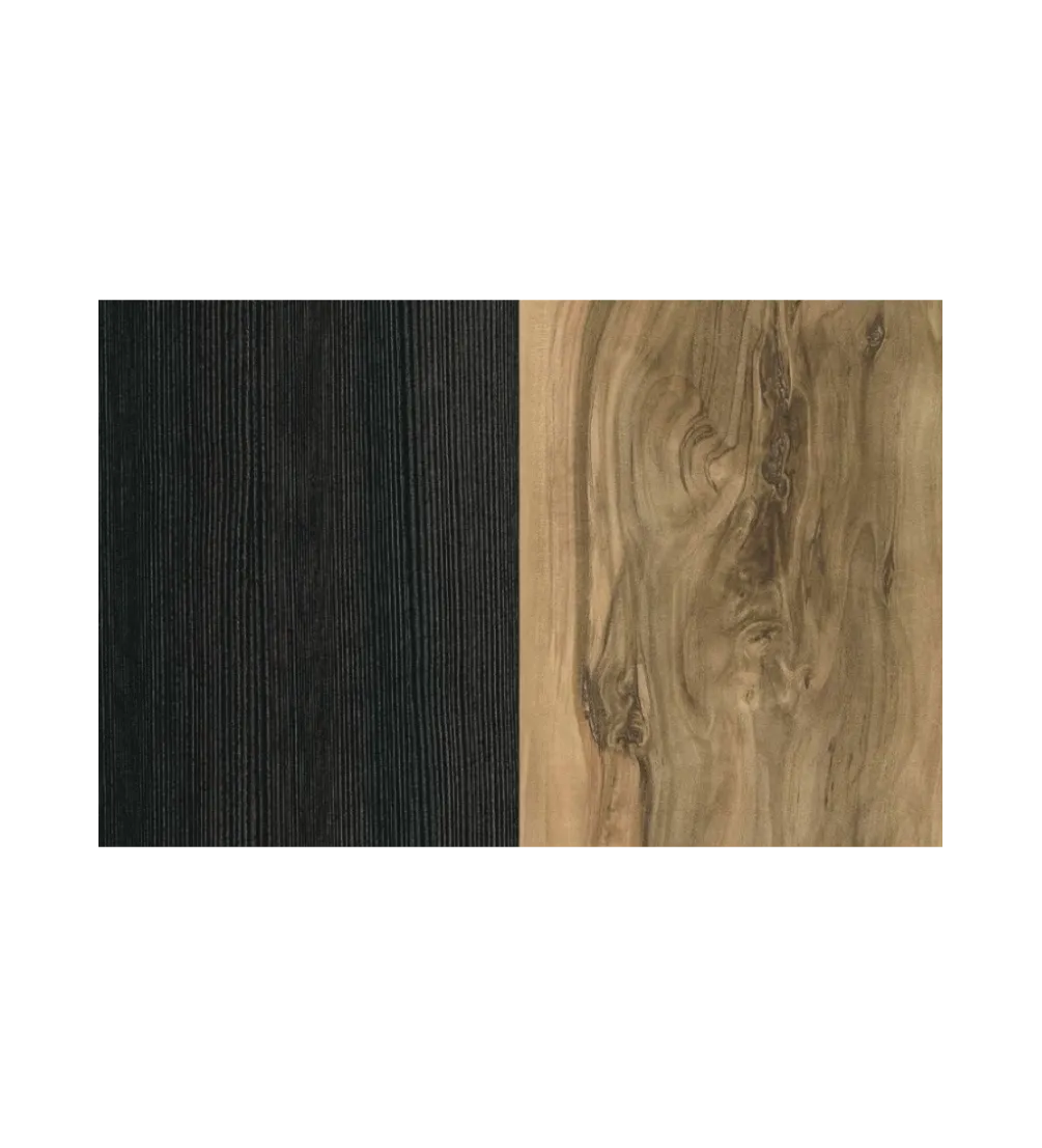 Półka LARONA 180 Cm O Wybarwieniu Satin Nussbaum z kolorem Touchwood