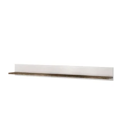 Półka LARONA 180 cm o wybarwieniu Sonoma Trufel z kolorem Sibiu Larche