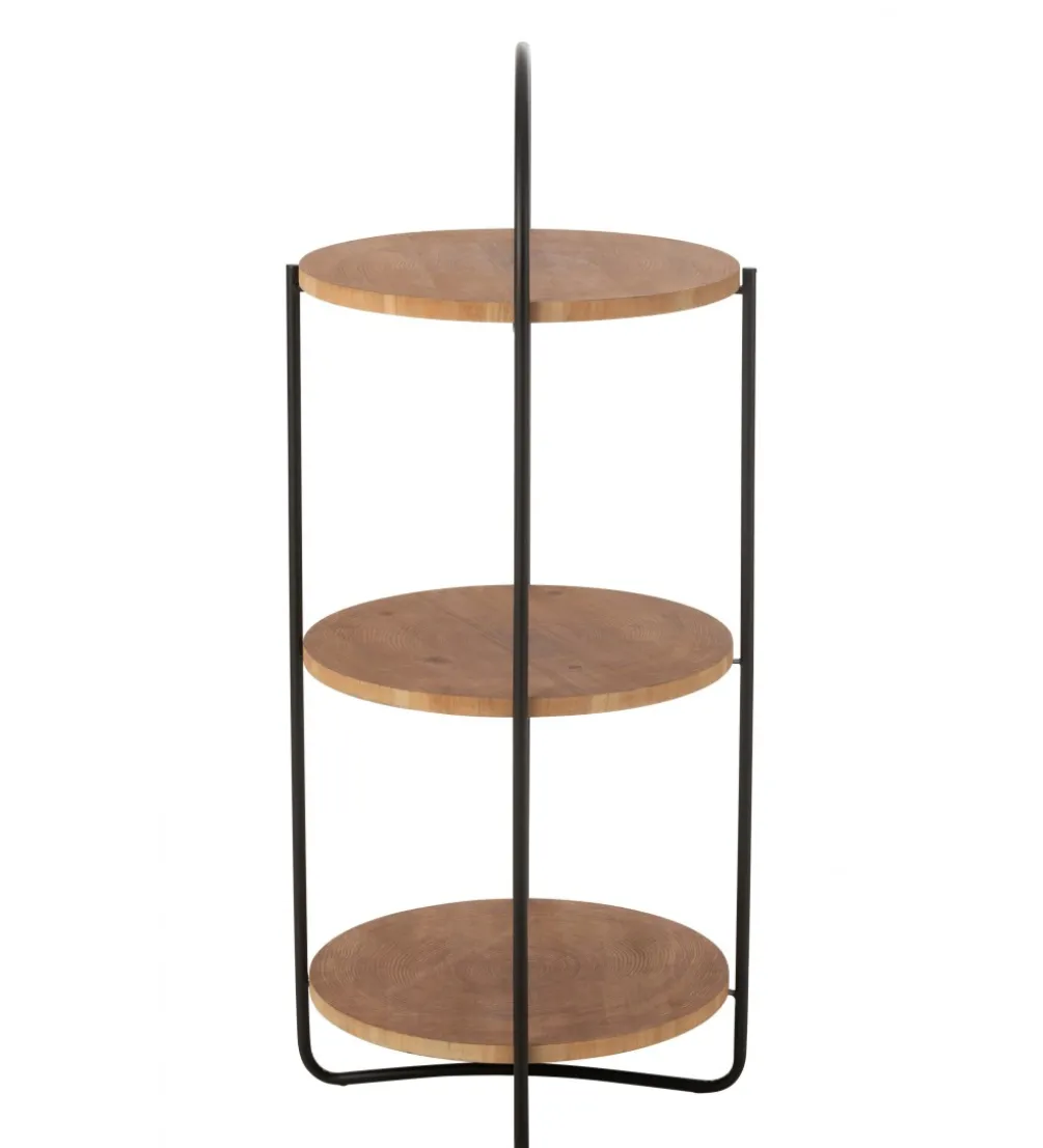 Półka VONI 43 cm w optyce drewna