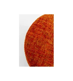 Pufa BERRY HIGH 39 cm pomarańczowy srebrny
