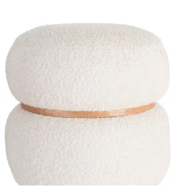 Pufa LEGANTO 45 cm kremowa