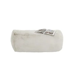 Pufa MIKA FURR 131 cm kremowa