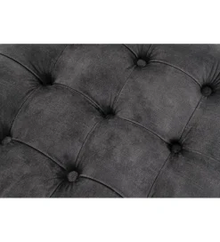 Pufa MODERN BAROCK STORAGE 50 cm welur szary