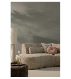 Pufa OLVEN 60 cm puchata brązowa