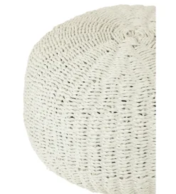 Pufa STRIPES 50 cm biała