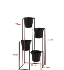 Regał na kwiaty Flowerpot Holder metalowy