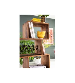 Regał AUTHENTICO ZICK ZACK 60 x 150 cm drewno mango