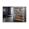 Regał Barracuda 141 cm drewno teak