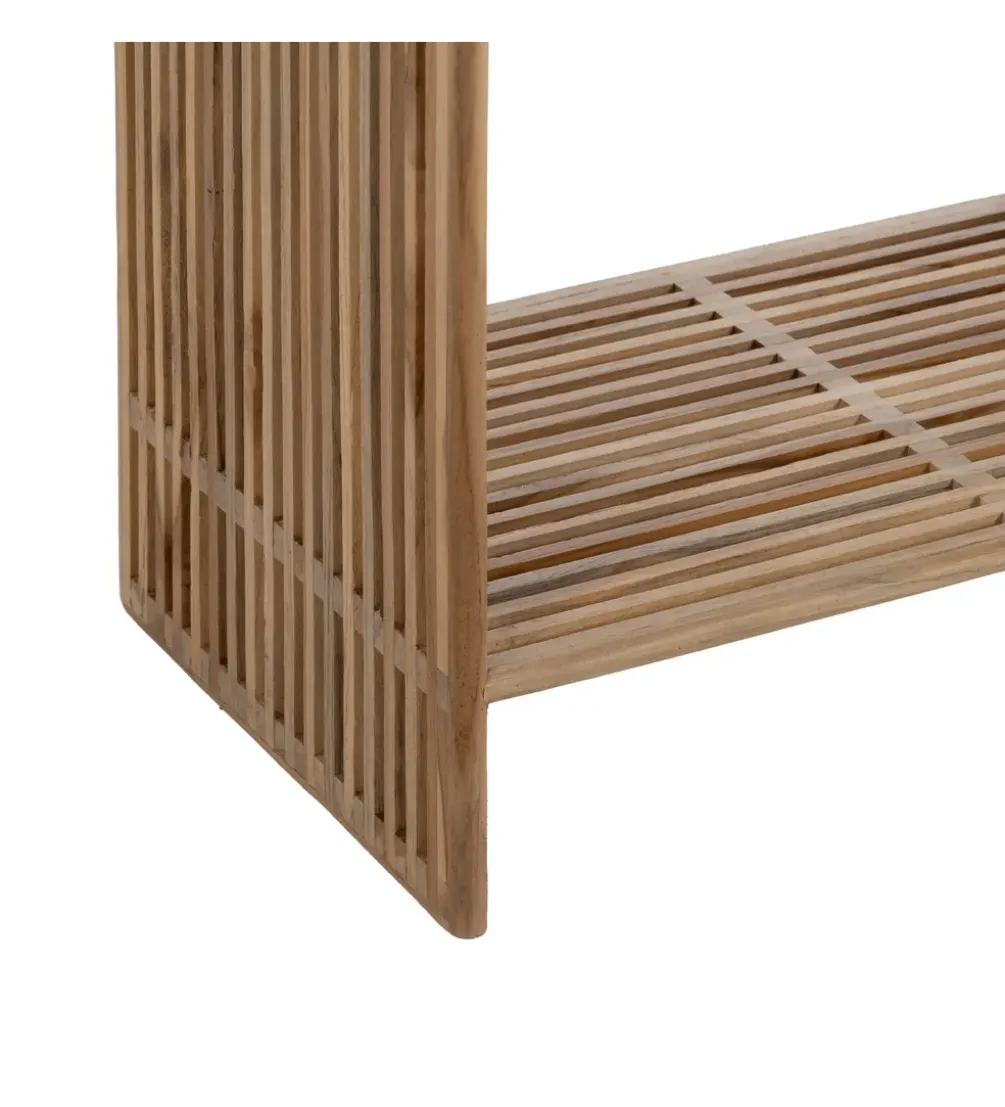 Regał BELLAMONTE 86 cm drewno teak naturalny