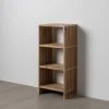 Regał BELLAMONTE 116 cm naturalny drewno teak
