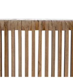 Regał BELLAMONTE 116 cm naturalny drewno teak