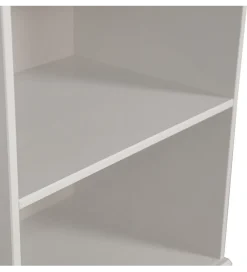 Regał BOLD 215 cm drewno sosny biały