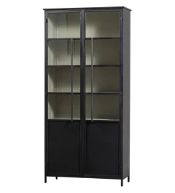 Regał EXHIBIT 200 cm czarny
