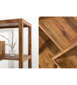 Regał FINICE Makassar 150 cm drewno sheesham
