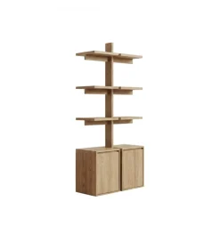 Regał FRESNO 94 cm naturalne