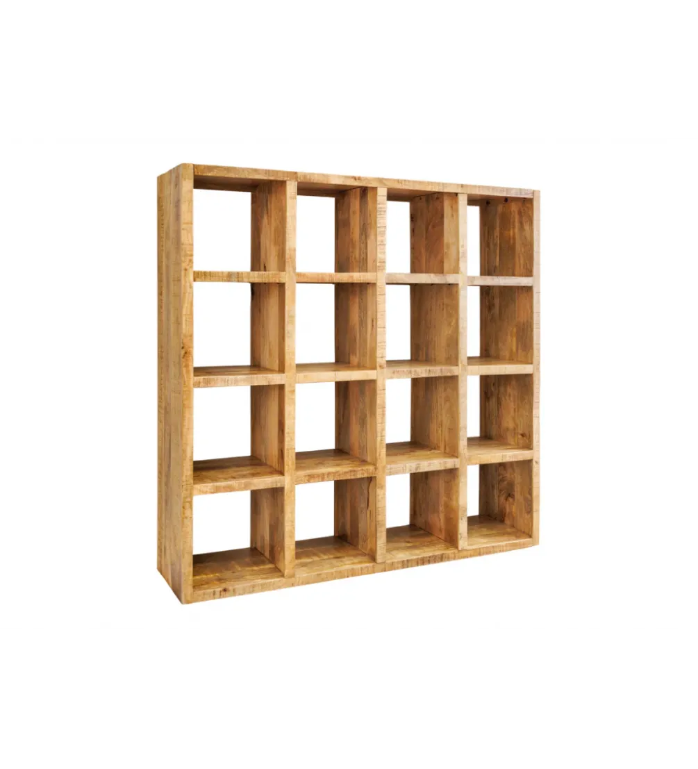 Regał IRON CRAFT 160 x 156 cm drewno mango naturalny