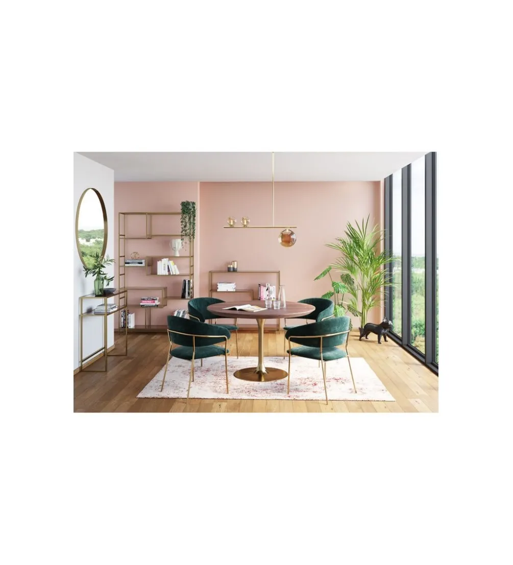 Regał LOFT 115 cm złoty