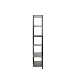 Regał LOFTIE 77 x 185 cm czarny